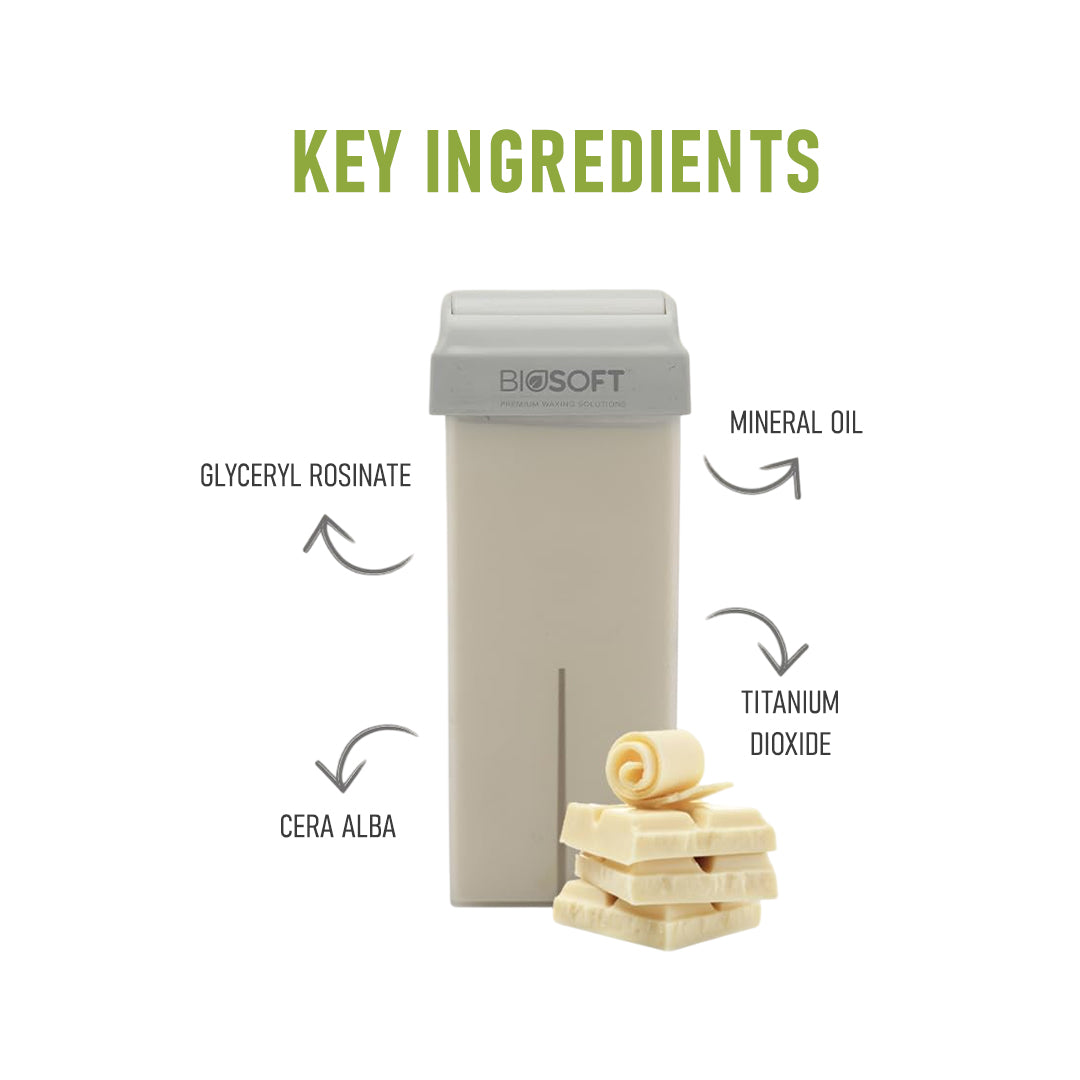 Biosoft Liposoluble Cream Wax - White Chocolate Wax (100 Ml)