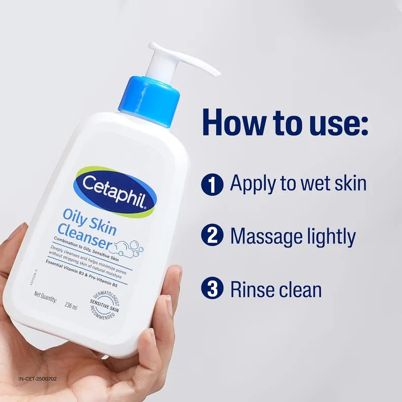 CETAPHIL OILY SKIN CLEANSER 118 ML