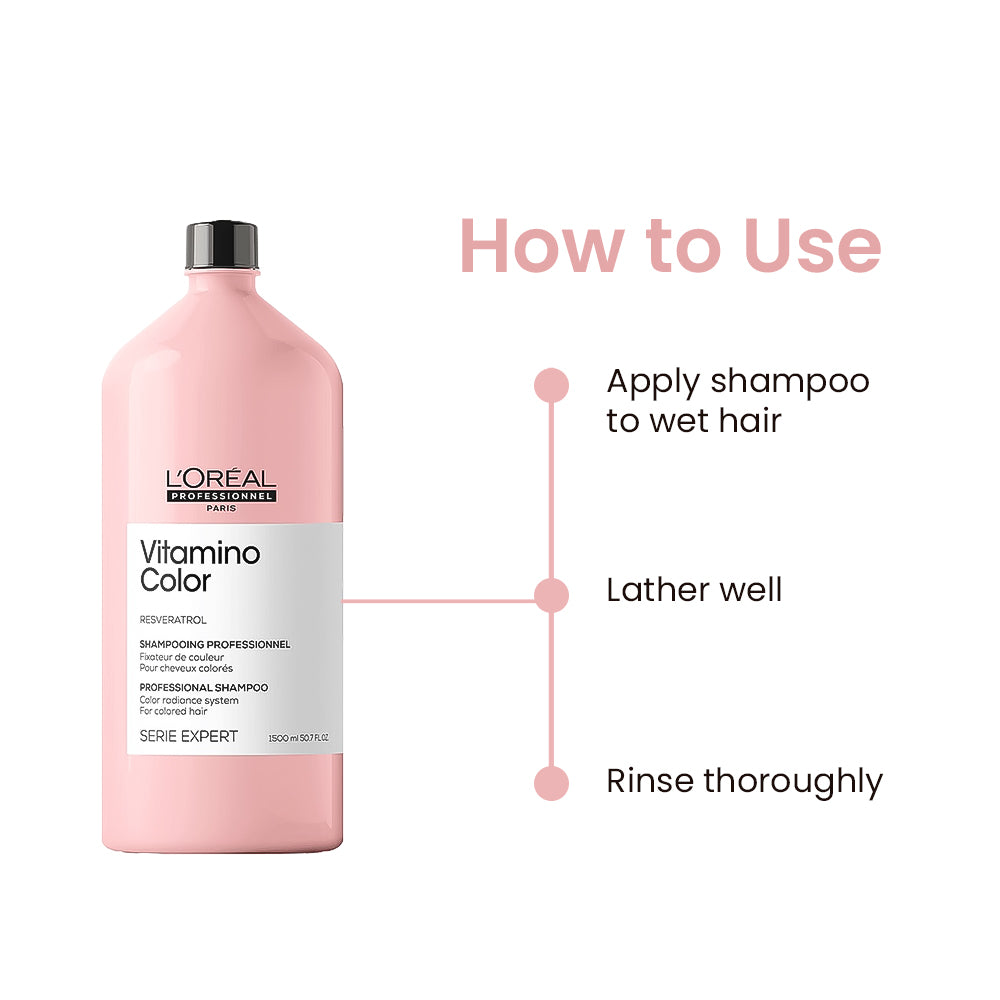 LOREAL VITAMINO COLOR SHAMPOO 1500ML .