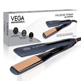 HAIR straighteners Pro Shyne Titanium