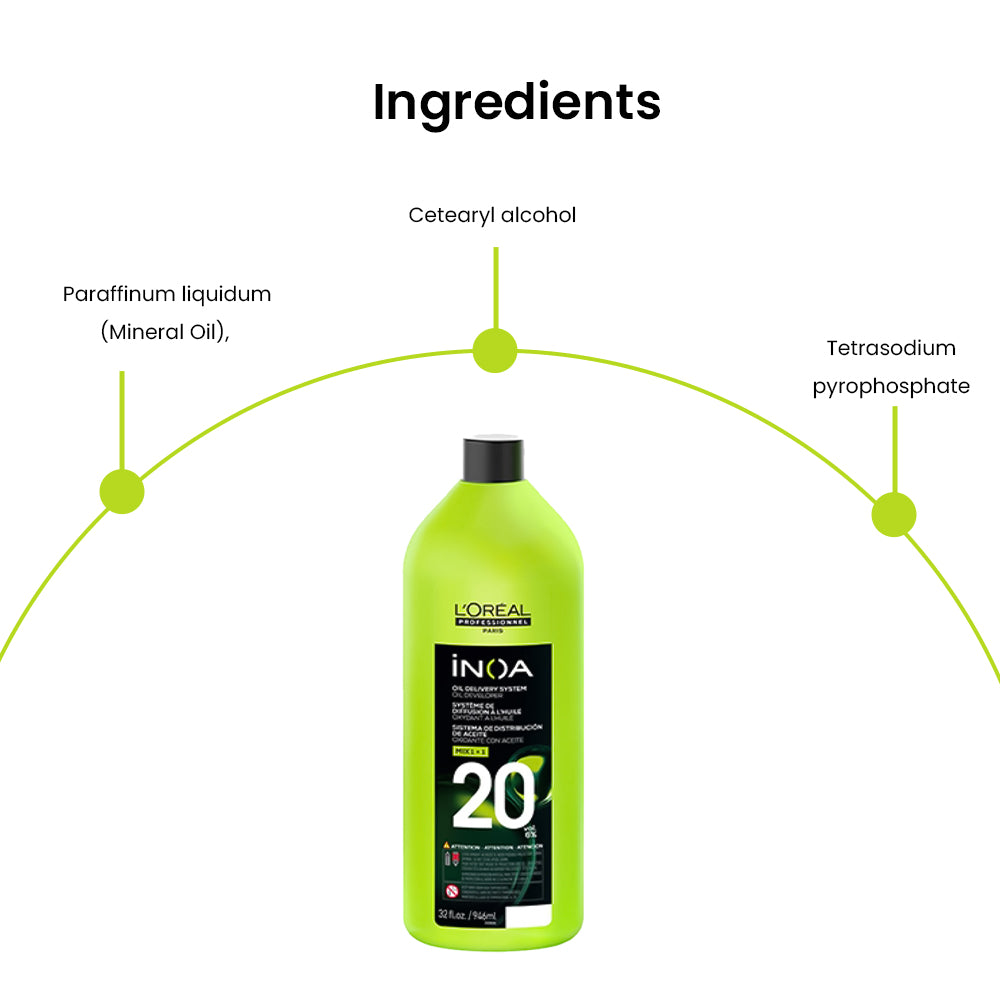 L'Oreal inoa Oxydant Developer 6% 20Vol Ammonia Free 1000Ml