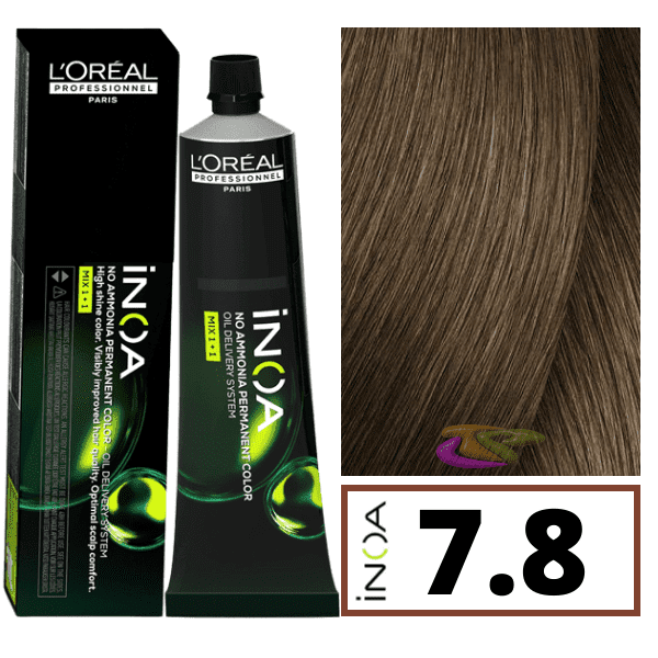 Loreal inoa hair color 7.8 ( mocha )