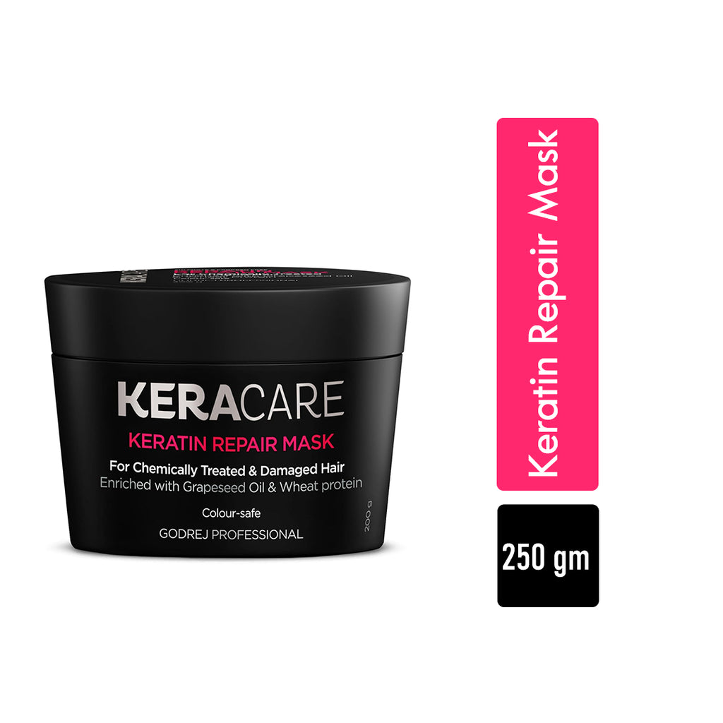 Godrej Professional Keracare Repair Mask, With Grape Seed Oil And Wheat Protein 250Gm