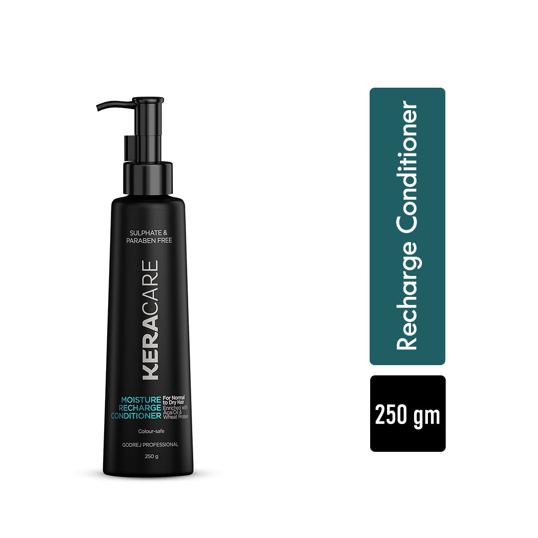 Godrej Professional Keracare Recharge Sulphate Free Conditioner With Acai Oil And Wheat protein 250GM