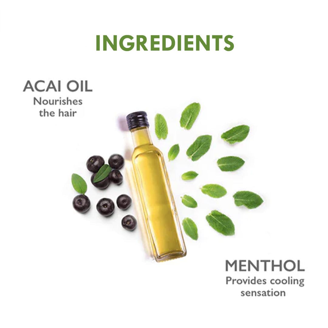 Godrej Professional Keracare Recharge Sulphate Free Shampoo, With Acai Oil And Menthol 225Ml