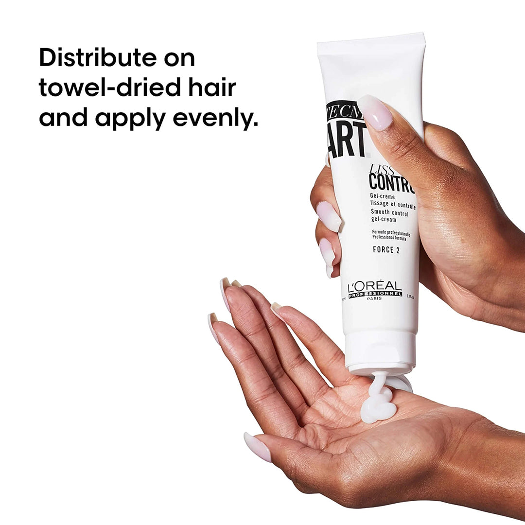 LOREAL PROFESSIONNEL TECNI ART LISS CONTROL GEL CREME 150ML FORCE 2 60GM