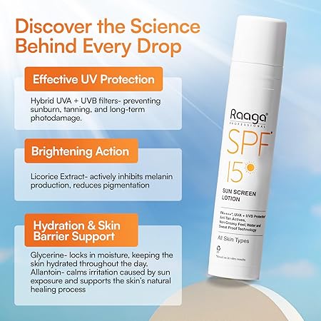 Raaga Professional Spf 50 Sunscreen Lotion 55ml