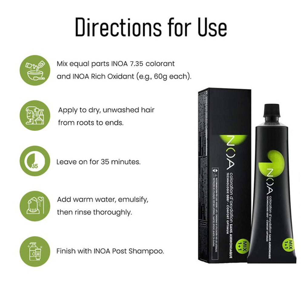 इनोआ 7.35 ब्लोंड विद महोगनी गोल्ड 60Gm