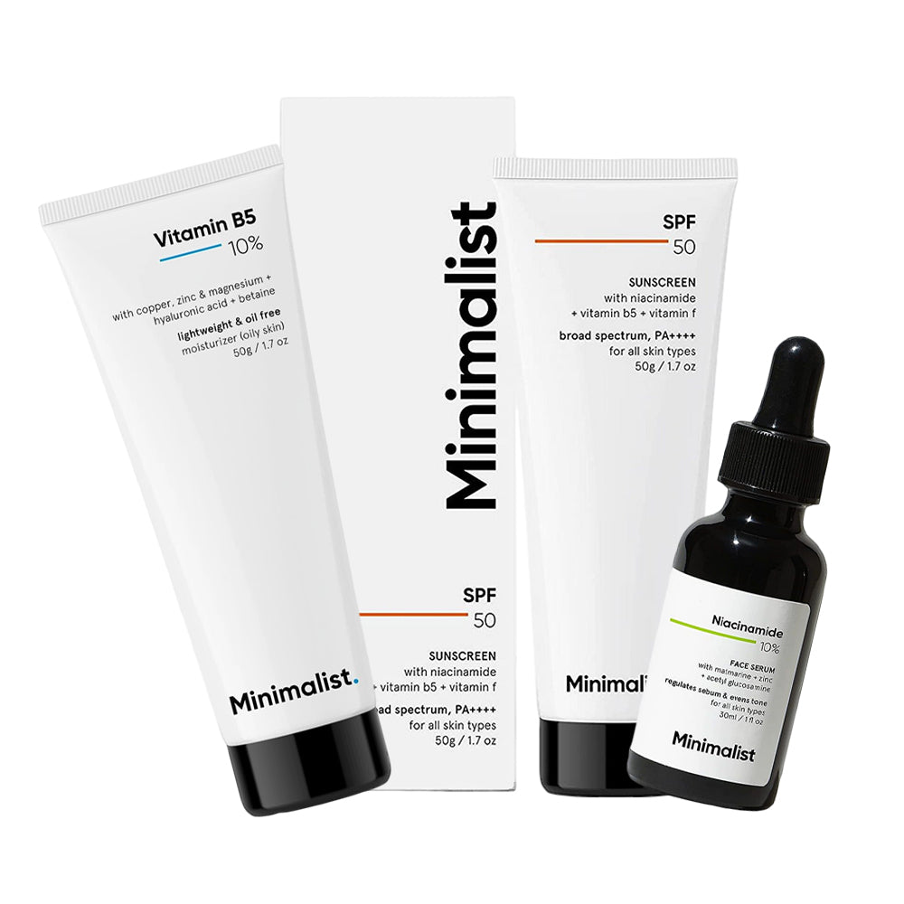 Minimalist Daily Skincare Routine combo