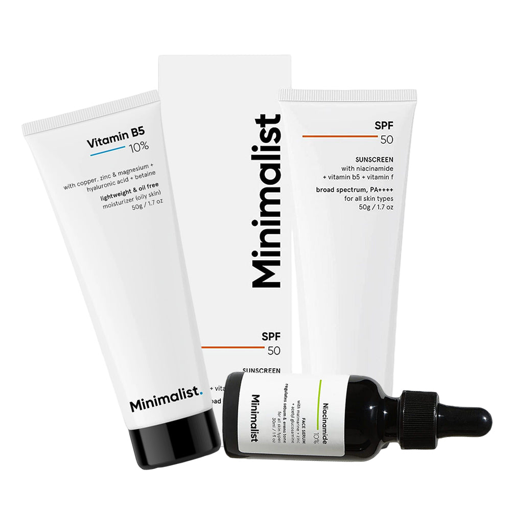 Minimalist Daily Skincare Routine combo