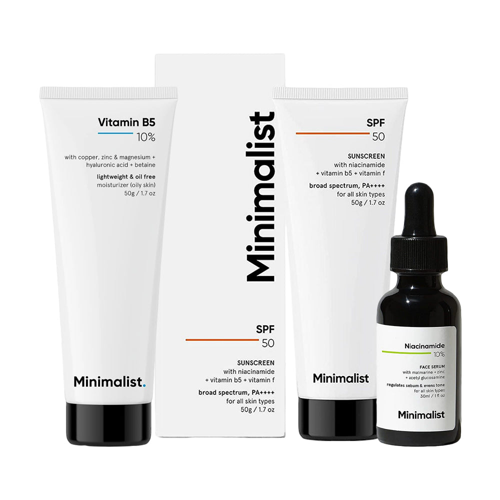 Minimalist Daily Skincare Routine combo