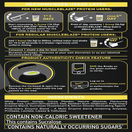 MB Whey Gold100% Whey Protein Isolate-1kg Dark Choco Passion