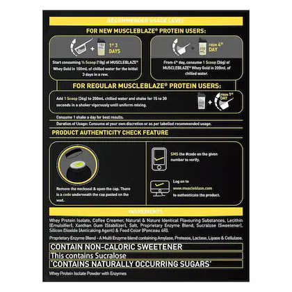 MB Whey Gold100% Whey Protein Isolate-2kg Strawberry Shake