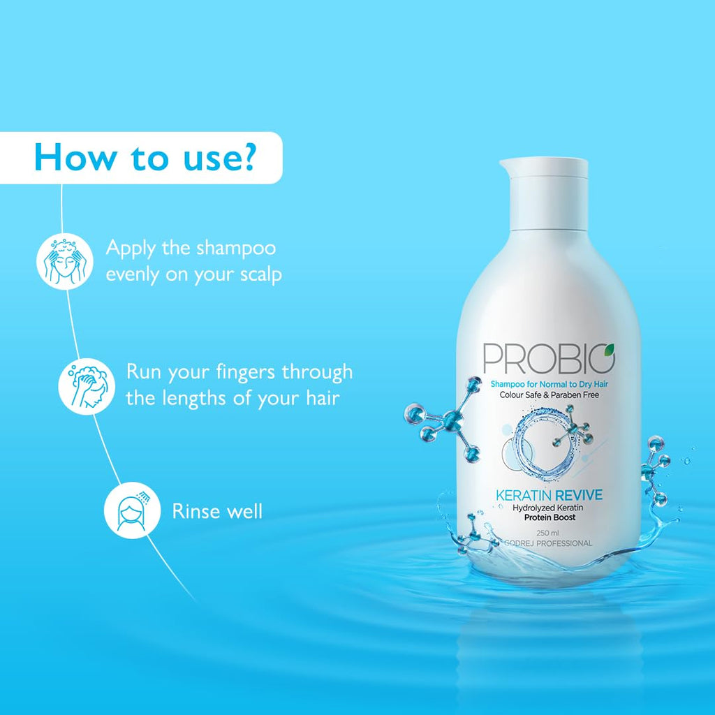 Godrej Professional Probio Keratin Revive Shampoo 250Ml