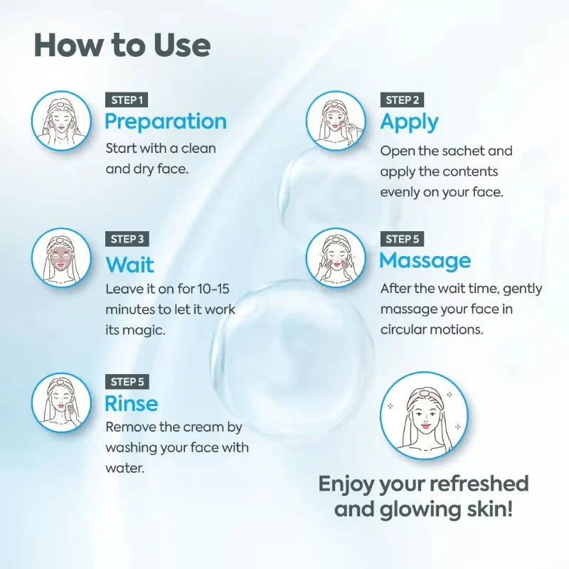 Raaga Professional De-Tan Tan Removal Cream single use