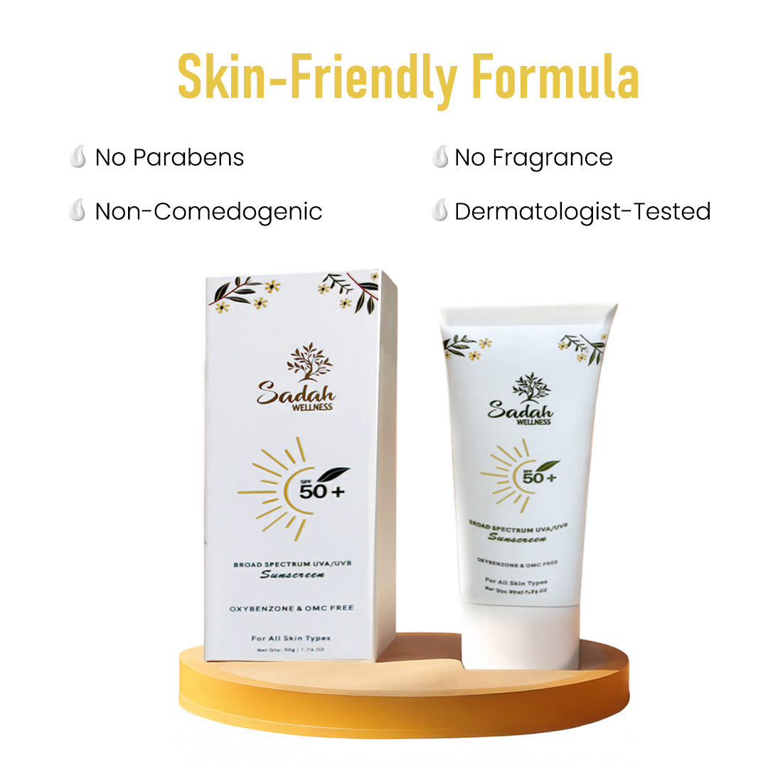 Sadha Wellness Broad Spectrum UVA/UVB Sunscreen 50g