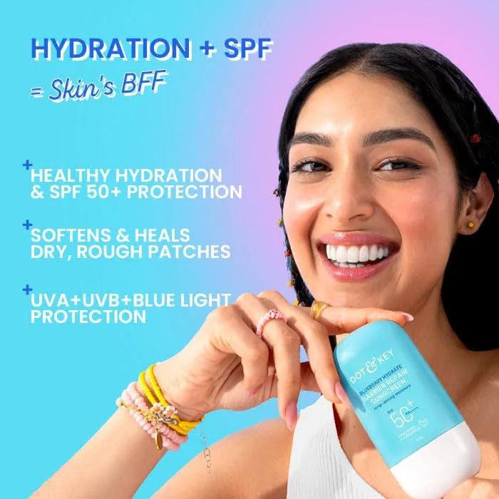 Dot & Key Blueberry Hydrate Barrier Repair Sunscreen In-Vivo Tested SPF 50+ PA++++    50g