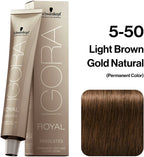 Schwarzkopf Professional Igora Royal Absolutes Permanent Color 5-50 Light Brown Gold Natural