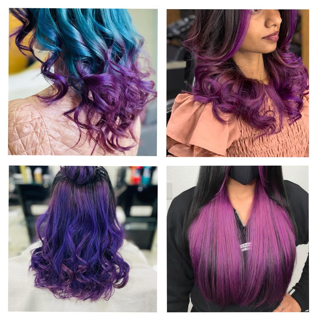 Streax Professional Hold & Play Funky Colours - Crazy Violet, 100Gm