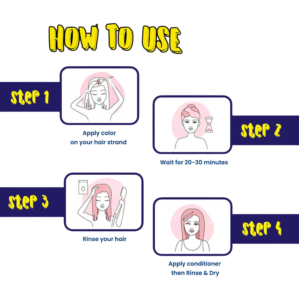 Streax Professional Hold & Play Funky Colours - Crazy Violet, 100Gm