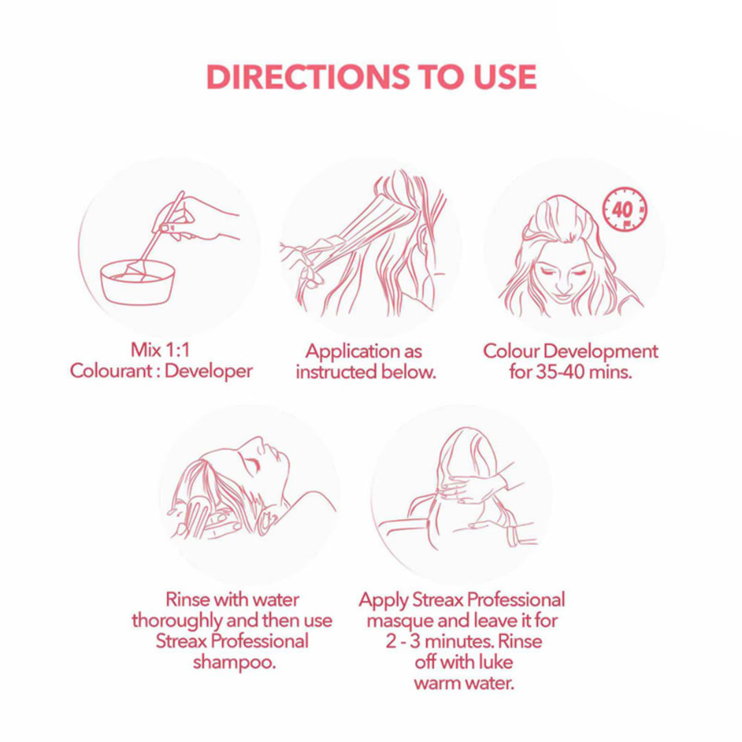 Streax Professional Developer For Argan Secrets Colourant 30 Volume 9% 250ml