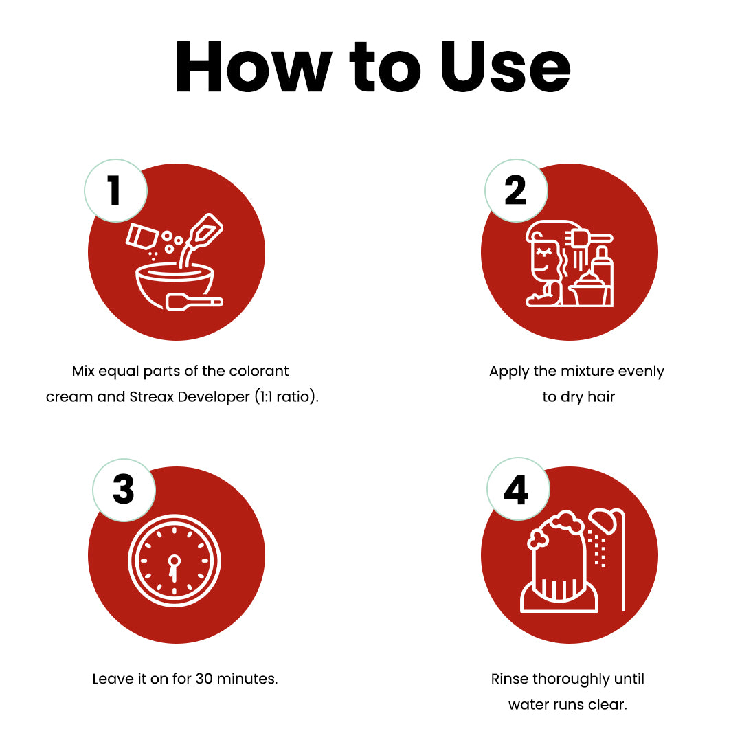 ಸ್ಟ್ರೀಕ್ಸ್ ಪ್ರೊಫೆಷನಲ್ ಅರ್ಗಾನ್ ಸೀಕ್ರೆಟ್ಸ್ ಹೇರ್ ಕಲರ್ಂಟ್ ಕ್ರೀಮ್ - ಸಾಫ್ಟ್ ಬ್ಲ್ಯಾಕ್ 2, 60Gm