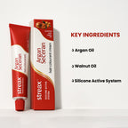 Streax Professional Argan Secrets Hair Colourant Cream - Soft Black 2, 60Gm