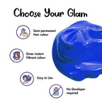 Streax Professional Hold & Play Funky Colours - Wonder Blue, 100Gm