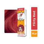 Streax Professional Hold & Play Funky Colours - Flirty Red, 100Gm