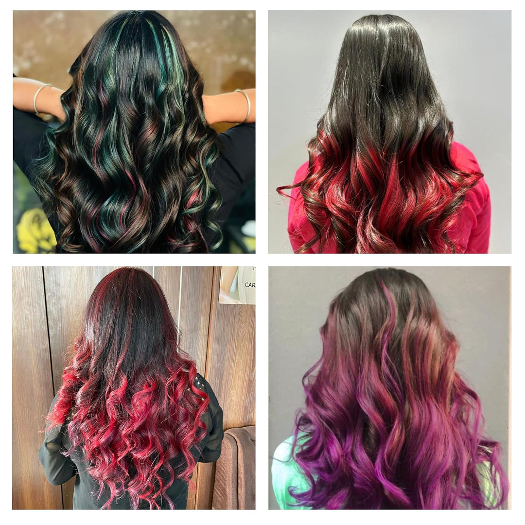 स्ट्रीक्स प्रोफेशनल होल्ड एंड प्ले फंकी कलर्स - फ्लर्टी रेड, 100 ग्राम