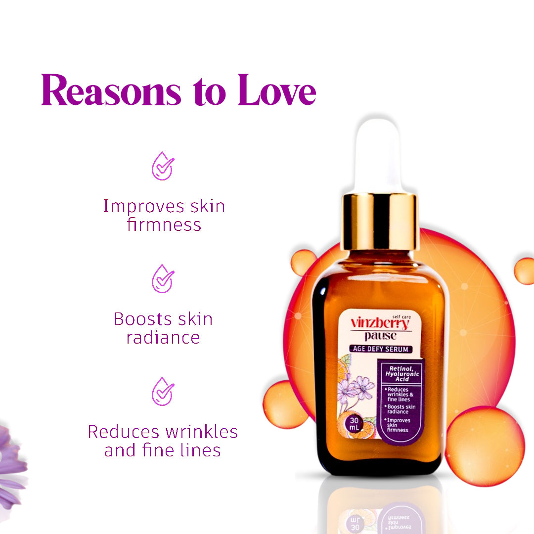 Vinzberry Pause Age Defy ಸೀರಮ್ 30ml