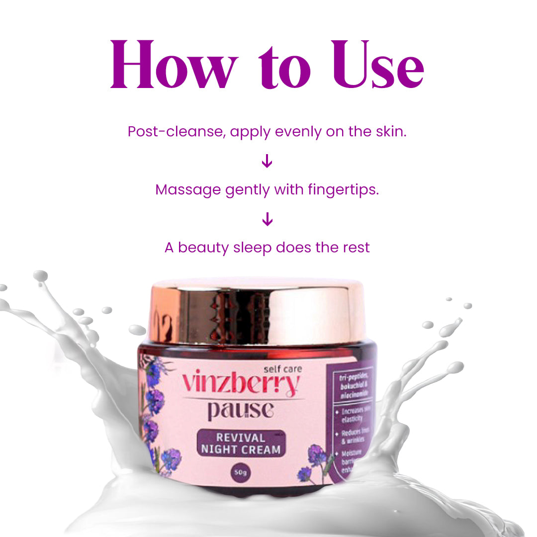 ವಿನ್ಜ್ಬೆರಿ ವಿರಾಮ ರಿವೈವಲ್ ನೈಟ್ ಕ್ರೀಮ್ 50 ಗ್ರಾಂ
